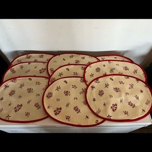 Handmade cloth placemats